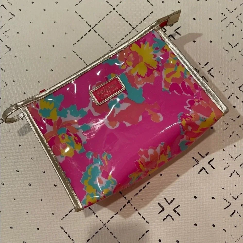 Lilly Pulitzer‎ For ESTEE LAUDER Floral Print Waterproof Cosmetic Bag